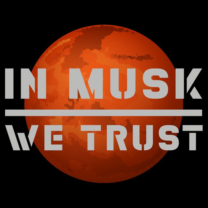 In Musk We Trust Mars Baby Bodysuit
