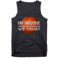 In Musk We Trust Mars Tank Top