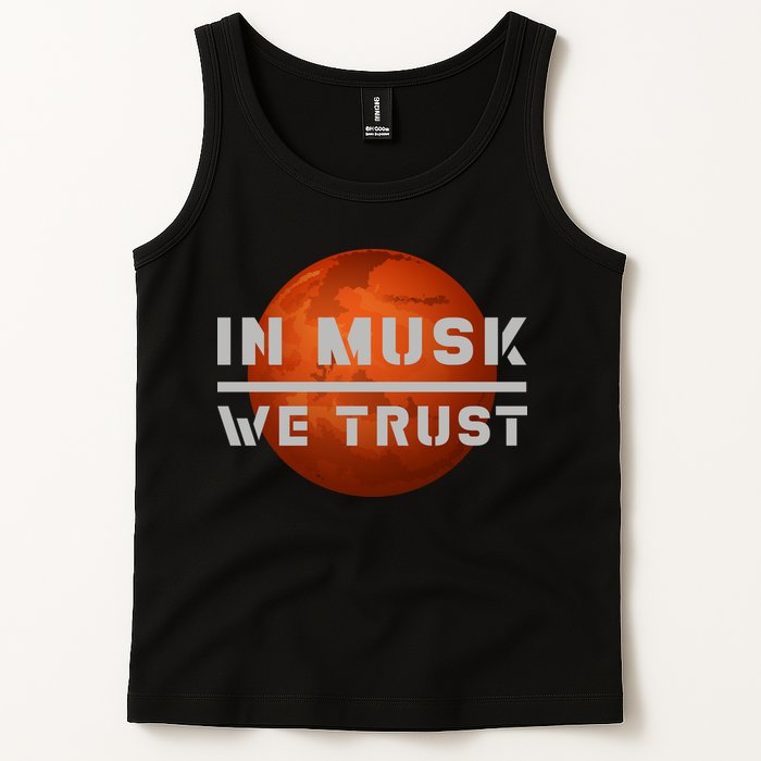 In Musk We Trust Mars Tank Top