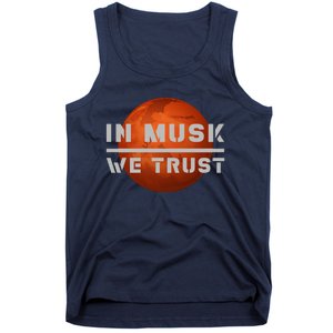 In Musk We Trust Mars Tank Top