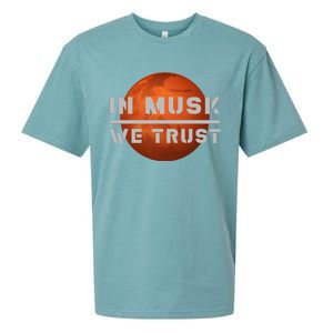 In Musk We Trust Mars Sueded Cloud Jersey T-Shirt