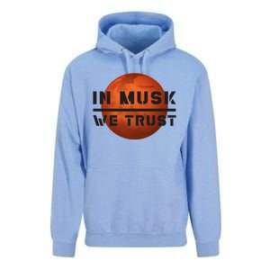 In Musk We Trust Mars Unisex Surf Hoodie