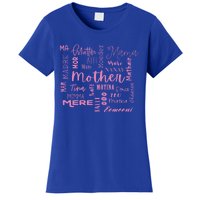 International Mom World Translations Multi Languages Pink Gift Women's T-Shirt