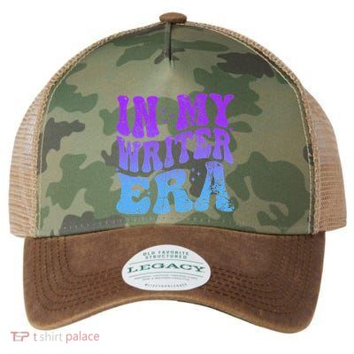 In My Writer Era Story Author Writing Book Journalist Retro Legacy Tie Dye Trucker Hat