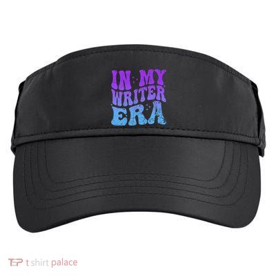 In My Writer Era Story Author Writing Book Journalist Retro Adult Drive Performance Visor