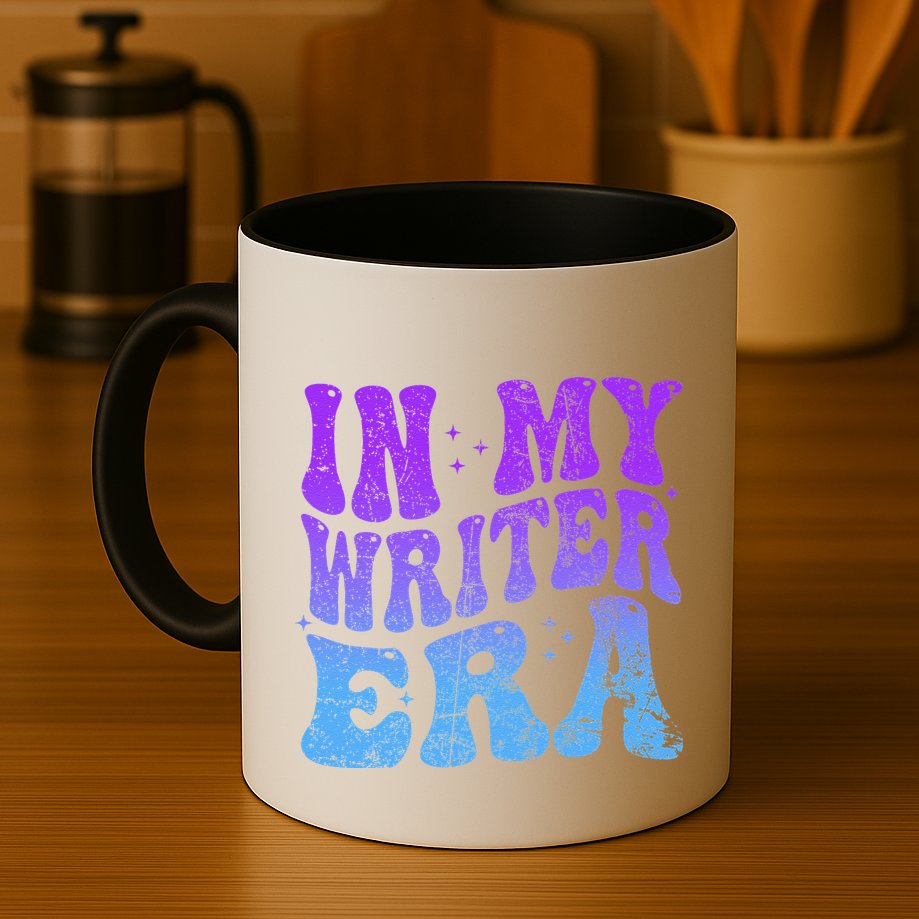 In My Writer Era Story Author Writing Book Journalist Retro Mug