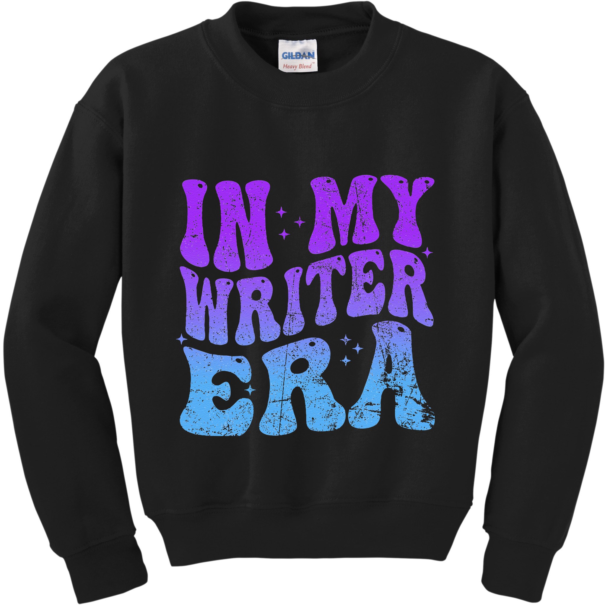 In My Writer Era Story Author Writing Book Journalist Retro Kids Sweatshirt