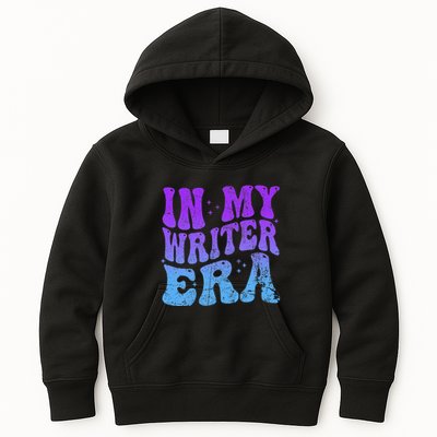 In My Writer Era Story Author Writing Book Journalist Retro Kids Hoodie