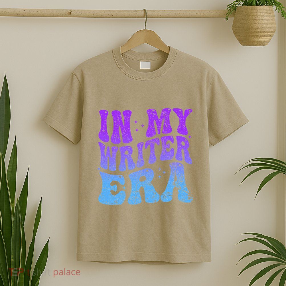 In My Writer Era Story Author Writing Book Journalist Retro T-Shirt