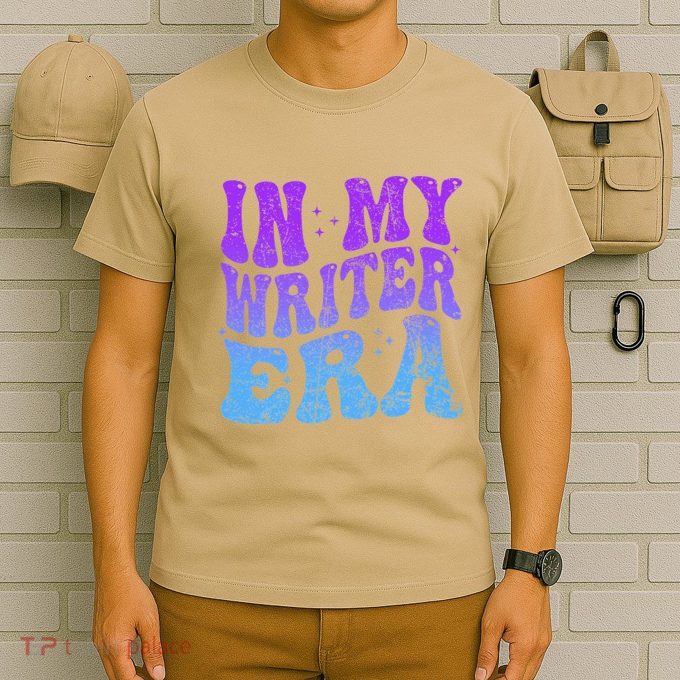 In My Writer Era Story Author Writing Book Journalist Retro T-Shirt