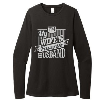 IM My WifeS Favorite Husband Womens CVC Long Sleeve Shirt