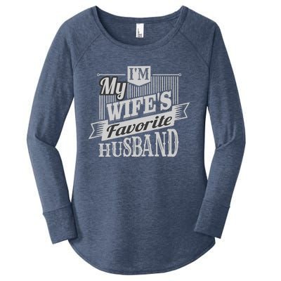 IM My WifeS Favorite Husband Women's Perfect Tri Tunic Long Sleeve Shirt