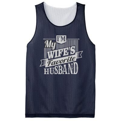 IM My WifeS Favorite Husband Mesh Reversible Basketball Jersey Tank