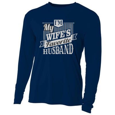 IM My WifeS Favorite Husband Cooling Performance Long Sleeve Crew