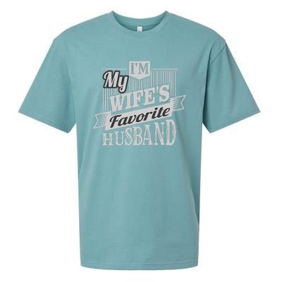 IM My WifeS Favorite Husband Sueded Cloud Jersey T-Shirt