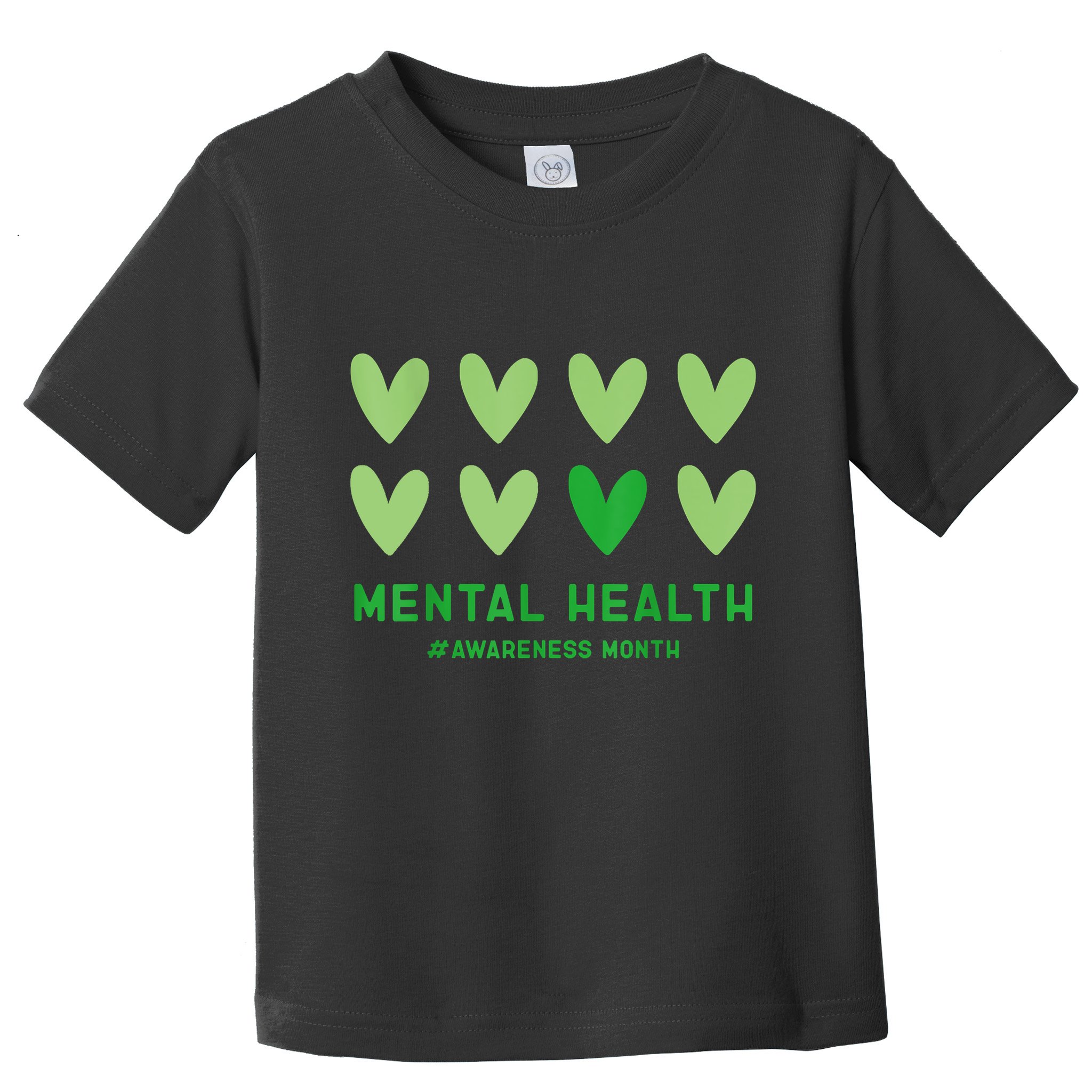 In May We Wear Green Mental Health Awareness Month Toddler T-Shirt