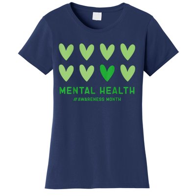 In May We Wear Green Mental Health Awareness Month Women's T-Shirt