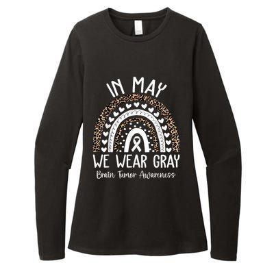 In May We Wear Gray Brain Tumor Awareness Month Gift Womens CVC Long Sleeve Shirt