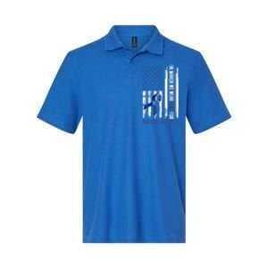 In March We Wear Blue For Colon Cancer Awareness Gift Softstyle Adult Sport Polo