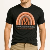 In March We Wear Orange Multiple Sclerosis Awareness Cooling Performance Crew T-Shirt