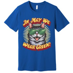 In May We Wear Green Tal Health Awareness Month Gift Premium T-Shirt