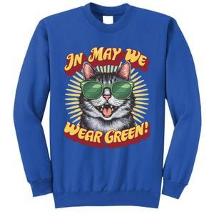 In May We Wear Green Tal Health Awareness Month Gift Tall Sweatshirt