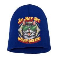 In May We Wear Green Tal Health Awareness Month Gift Short Acrylic Beanie