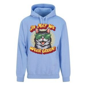 In May We Wear Green Tal Health Awareness Month Gift Unisex Surf Hoodie