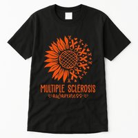 In March We Wear Orange Ribbon Ms Warrior Multiple Sclerosis Tall T-Shirt