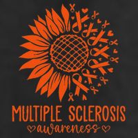 In March We Wear Orange Ribbon Ms Warrior Multiple Sclerosis 25L Jumbo Tote