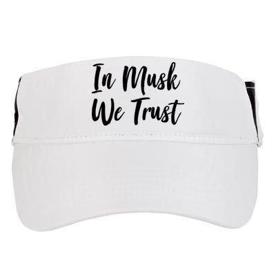 In Musk We Trust Elon Adult Drive Performance Visor