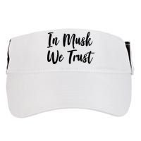 In Musk We Trust Elon Adult Drive Performance Visor