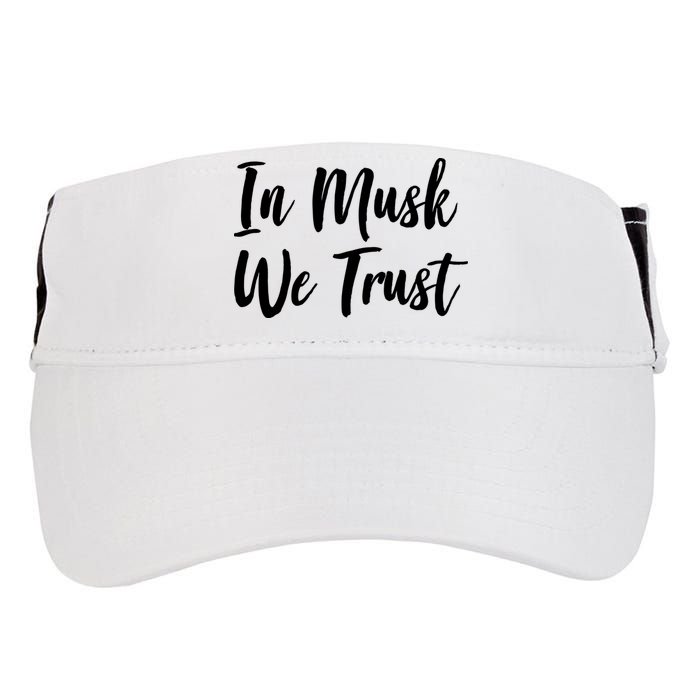 In Musk We Trust Elon Adult Drive Performance Visor