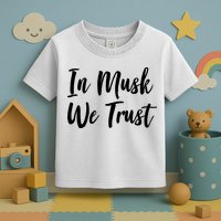In Musk We Trust Elon Toddler T-Shirt