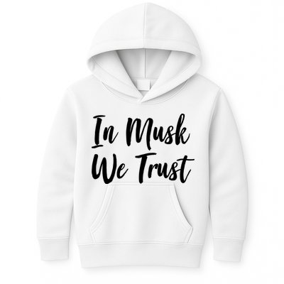 In Musk We Trust Elon Kids Hoodie