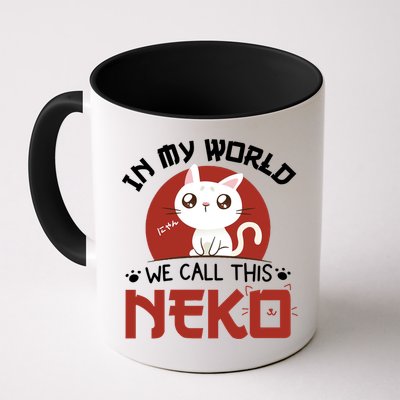 In My World We Call This Neko Mug