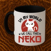 In My World We Call This Neko Mug