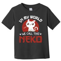 In My World We Call This Neko Toddler T-Shirt