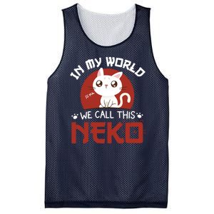 In My World We Call This Neko Mesh Reversible Basketball Jersey Tank