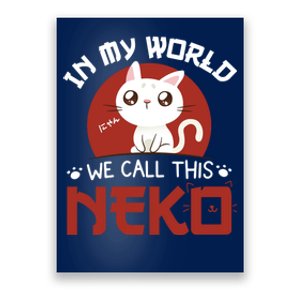 In My World We Call This Neko Poster