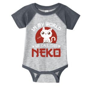 In My World We Call This Neko Infant Baby Jersey Bodysuit