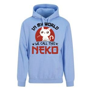 In My World We Call This Neko Unisex Surf Hoodie