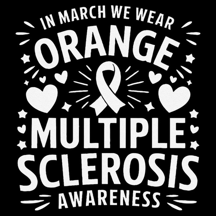 In March We Wear Orange For Multiple Sclerosis Awareness Gift Bag