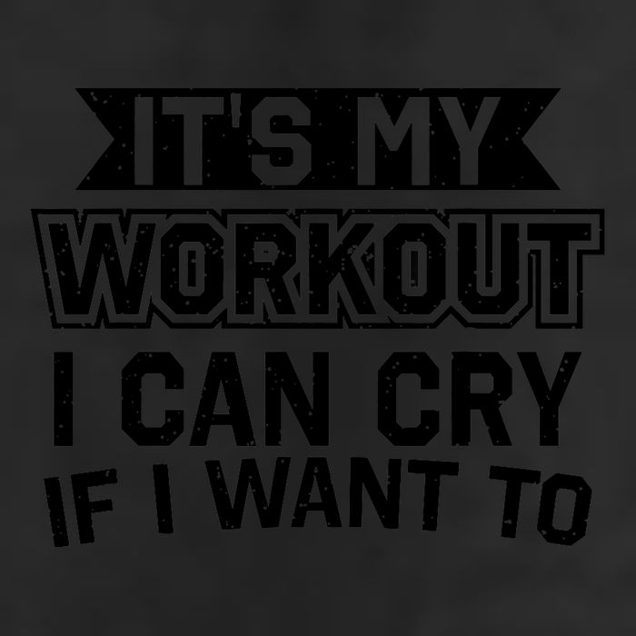 It's My Workout I Can Cry If I Want To Funny Gym Clothes 25L Jumbo Tote