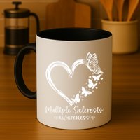 In March We Wear Orange Ribbon Ms Warrior Multiple Sclerosis Mug