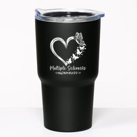 In March We Wear Orange Ribbon Ms Warrior Multiple Sclerosis Tumbler