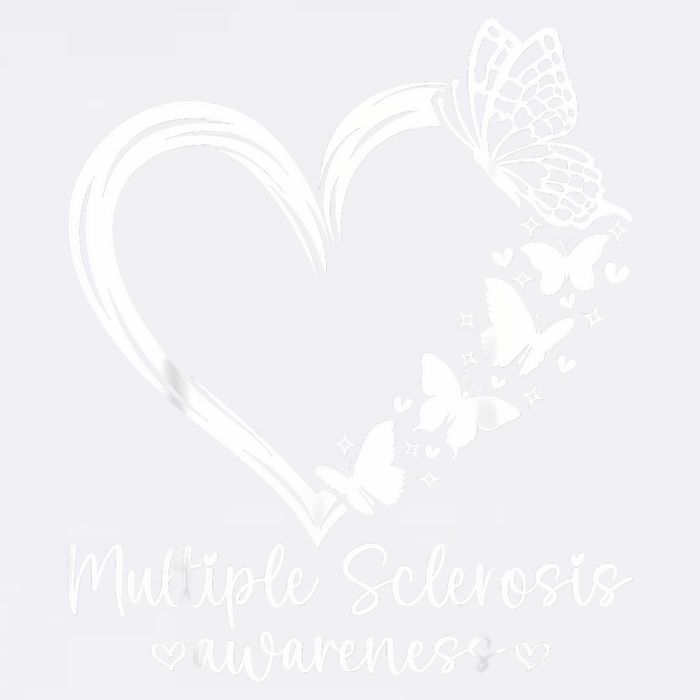 In March We Wear Orange Ribbon Ms Warrior Multiple Sclerosis Garment-Dyed Sweatshirt