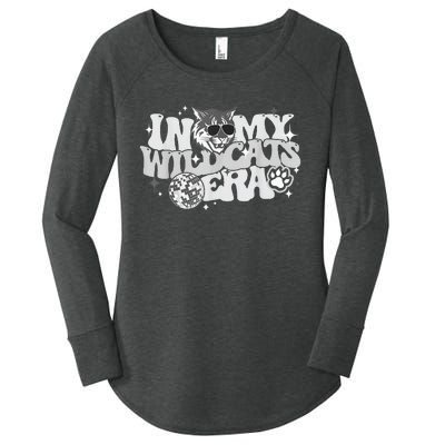 In My Wildcat Era Back To School Mascot Spirit Game Women's Perfect Tri Tunic Long Sleeve Shirt