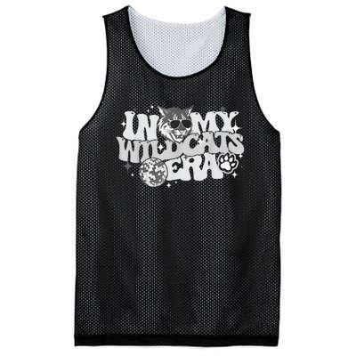 In My Wildcat Era Back To School Mascot Spirit Game Mesh Reversible Basketball Jersey Tank