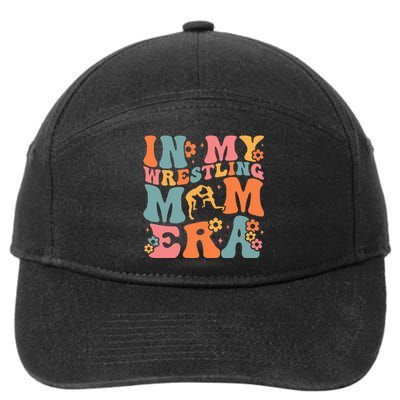 In My Wrestling Mom Era Mama Mothers Day 7-Panel Snapback Hat